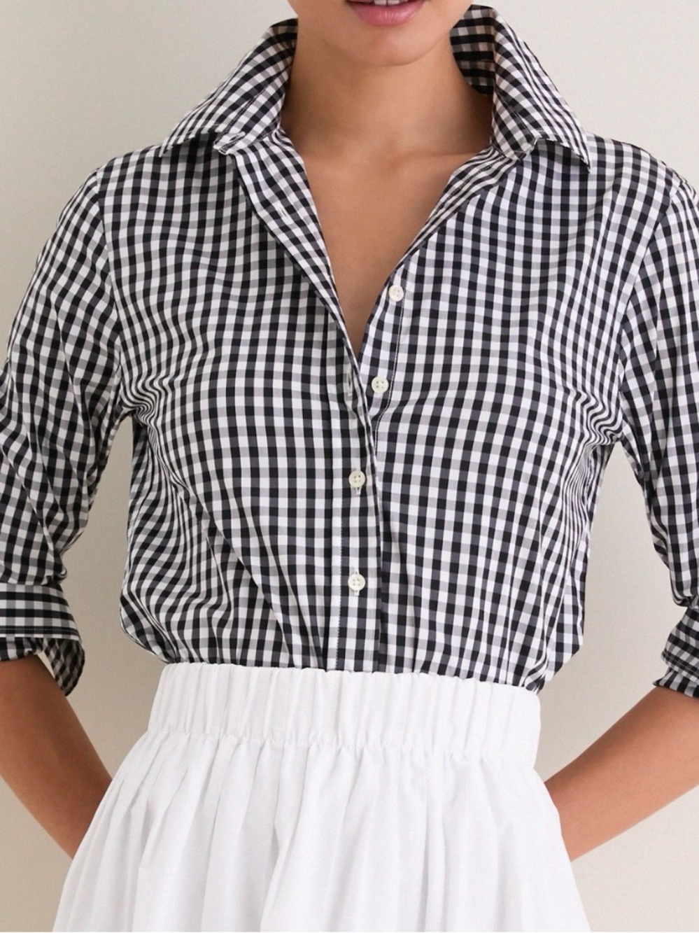 Talbots Gingham Button-Down perfect Shirt